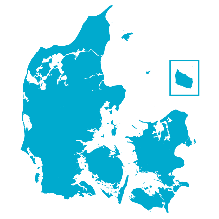 Kort over Danmark